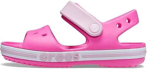 Crocs Bayaband Sandal K Electric Pink J2 UK