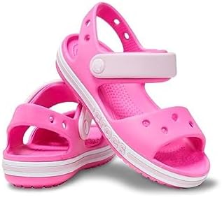 Crocs Bayaband Sandal K Electric Pink J2 UK