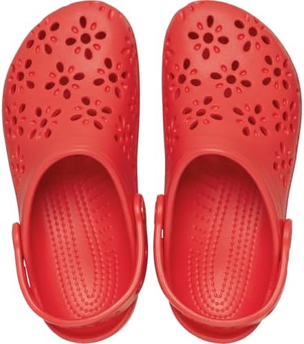 Crocs Unisex Kid's Classic Floral Cut Out Clog K