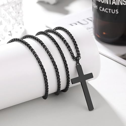 D Dongjiangjin Gift Cross Necklace For Men Easter Confirmation Gifts For Boys Christian Gifts For Men Teen Boys
