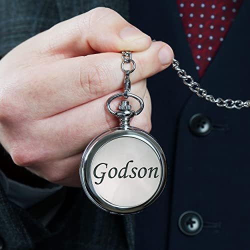 De Walden Godson Pocket Watch Christening Birthday Christmas God Son Gift Idea
