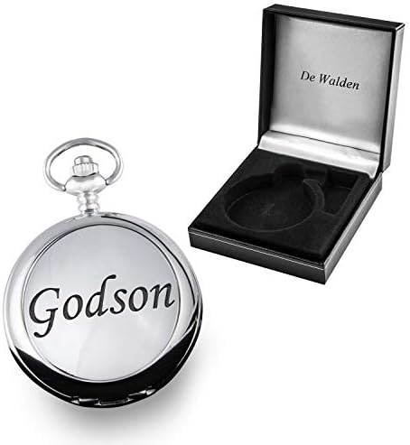 De Walden Godson Pocket Watch Christening Birthday Christmas God Son Gift Idea