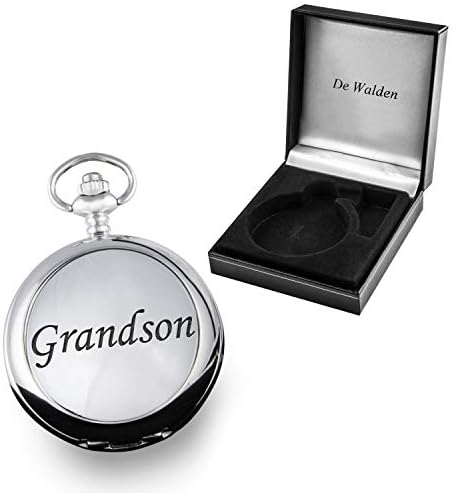 De Walden Grandson Pocket Watch Christening Birthday Wedding Christmas Gifts
