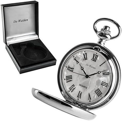 De Walden Unique Boy's Christening Gift Engraved St Christopher Pocket Watch MP