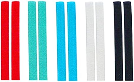 DELITLS 10 pcs Sports Headband Elastic Sports Hairbands Non Slip Thin Headbands Silicone Grip Sport Hair Band for Football Running Yoga Workout(10/PCS Multicolor size:5.51 x 0.43inch)