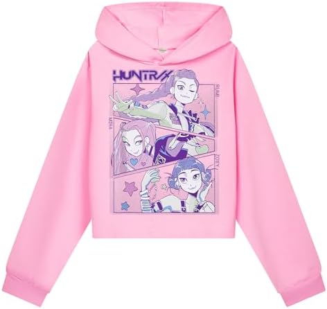 Demon Hunters Girls Pants Set Kids Music Adventure Tee Shirt 2PCS Long Sleeve Cartoon Anime Clothing Outfit