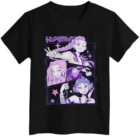Demon Hunters Shirt For Girls Kids Top Graphic T-Shirt