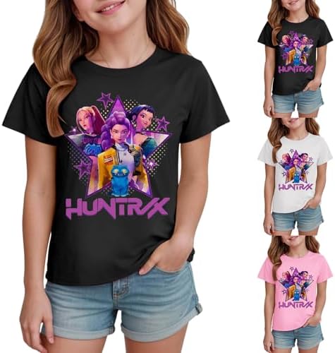 Demon Hunters T-Shirt for Girls Graphic Shirt Music Party