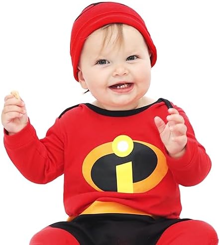 Disney Baby Sleepsuits With Hat The Incredibles Baby Grow Newborn Sleepsuit Baby Sleepwear Set