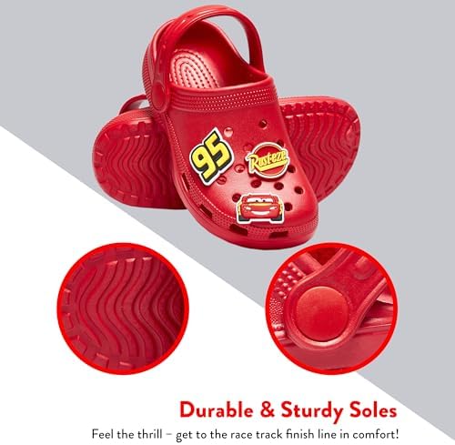 Disney Cars Boys Clogs Lightning McQueen Boys Shoes Kids Clogs Official Cars Merchandise