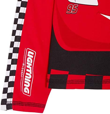 Disney Cars Pyjamas Kids Lightning McQueen Full Length Racing Driver Dress Up Pjs Set Nightwear