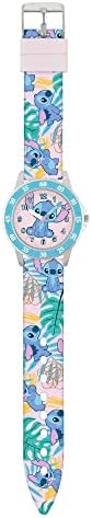 Disney Girl's Analog Quartz Watch With Silicone Strap LAS9011