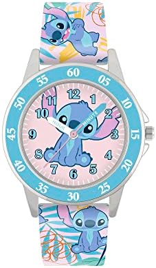 Disney Girl's Analog Quartz Watch with Silicone Strap LAS9011