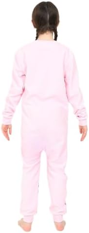 Disney Girls Lilo And Stitch Stitch & Angel Pink Fleece Sleepsuit Kids All In One