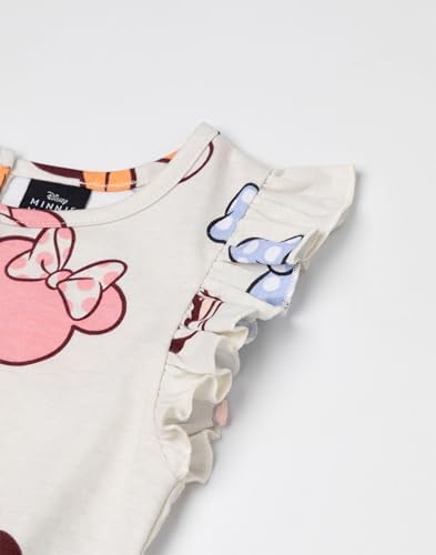 Disney Girls Playsuit Options Sleeveless Outfit With Ruffle Detail Elasticated Waistband Casual Summer Wear With Pockets Movie Character Apparel For Children