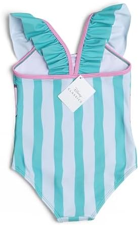 Disney Lilo And Stitch Angel Girls Kids Swimsuit Swimming Costume Swimwear Frilly One Piece
