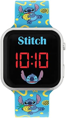 Disney Lilo and Stitch Character Print Strap LED Watch LAS4038