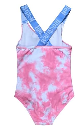 Disney Lilo & Stitch Girls Swimsuit One Piece Swimming Costume Ages 5 To 13 Years Old