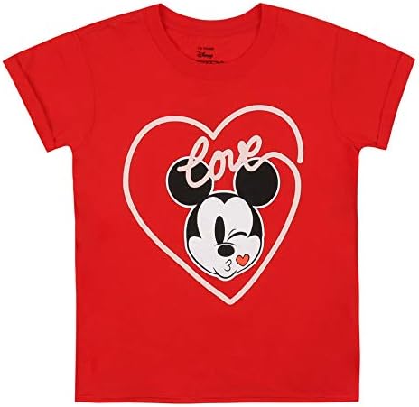 Disney Mädchen Mickey Love Kiss T-Shirt