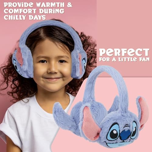 Disney Stitch Fluffy Earmuffs For Girls Cosy Winter Accessories - Cute Gifts For Girls