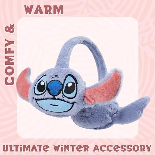 Disney Stitch Fluffy Earmuffs For Girls Cosy Winter Accessories - Cute Gifts For Girls