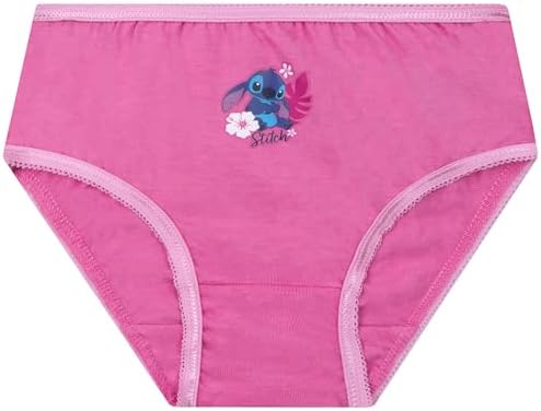 Disney Stitch Girls Underwear 5 Pack Girls Knickers Lilo And Stitch Kids Underwear Ages 3 To 10 Years