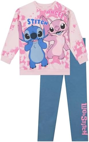 Disney Stitch Leggings And Sweatshirt 2 Piece Stitch Outfits For Girls Clothes For Girls Ages 5 To 13 Years