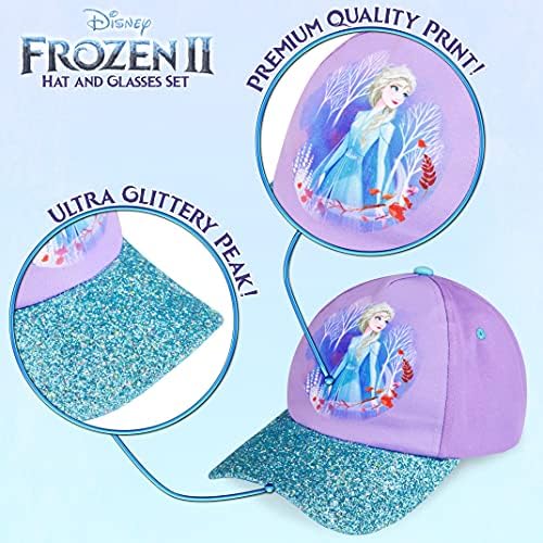 Disney Stitch Sunglasses Baseball Cap Girls Accessories Set Summer Lightweight Sun Hat UV400 Kids Sunglasses Beach Holiday