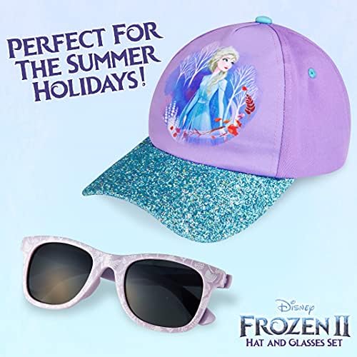 Disney Stitch Sunglasses Baseball Cap Girls Accessories Set Summer Lightweight Sun Hat UV400 Kids Sunglasses Beach Holiday