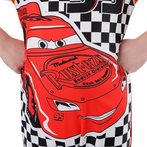 Disney Swimming Costume For Boys Lightning McQueen Cars One Piece Boys Swimsuit Ages 18 Months To 8 Years