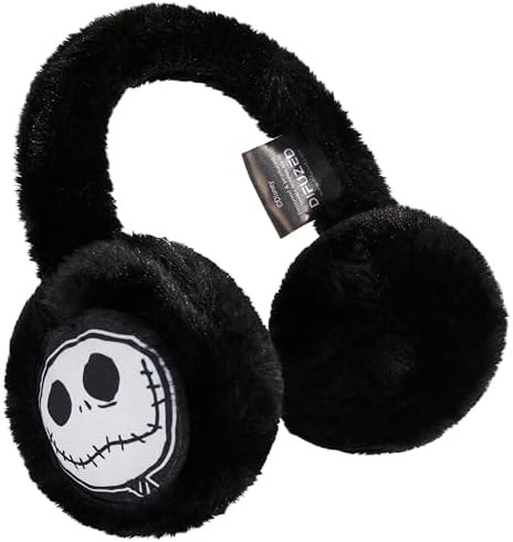 Disney The Nightmare Before Christmas Girls Fluffy Earmuffs - Gifts for Her
