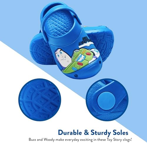 Disney Toy Story Boys Clogs Woody And Buzz Lightyear Boys Shoes Kids Clogs Official Toy Story Merchandise