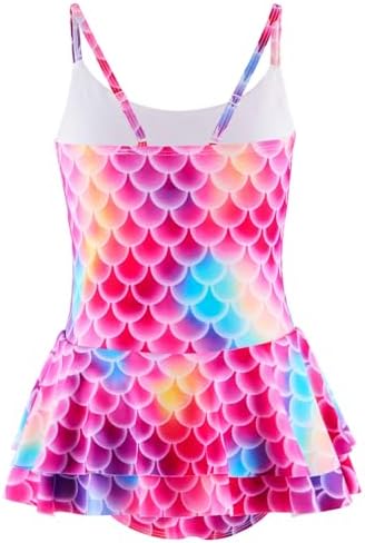 DivingBirds Girls Swimming Costume Me Kids Swimsuit One Piece Swimming Suit For Girls Adjustable Bathing Suits Age 4-9 Years