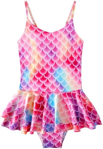 DivingBirds Girls Swimming Costume Me Kids Swimsuit One Piece Swimming Suit For Girls Adjustable Bathing Suits Age 4-9 Years