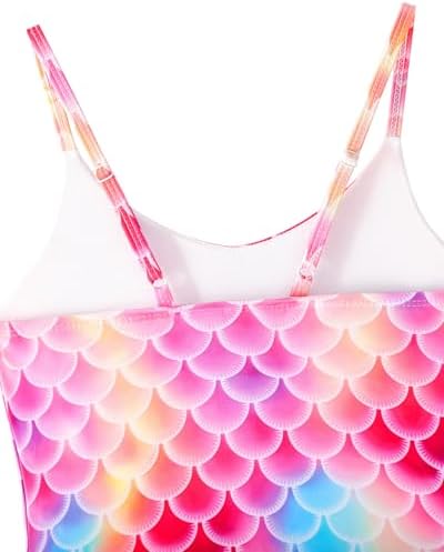 DivingBirds Girls Swimming Costume Me Kids Swimsuit One Piece Swimming Suit For Girls Adjustable Bathing Suits Age 4-9 Years