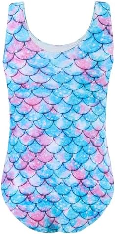 DivingBirds Girls Swimming Costume Padded Bras One Piece Teen Swimsuit Neon Swimming Suit For Kids Bathing Suits UV Sunsafe 8-13 Years