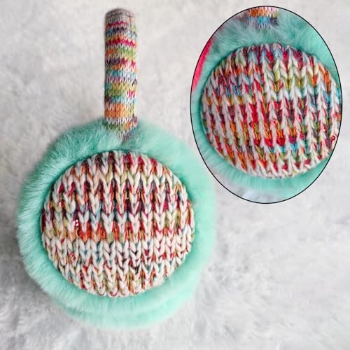 DKDDSSS 1PCS Kids Earmuffs Rainbow Ear Muffs Earmuffs Warm Plush Winter Earmuffs Girls Boys Cold Weather Ear Warmer