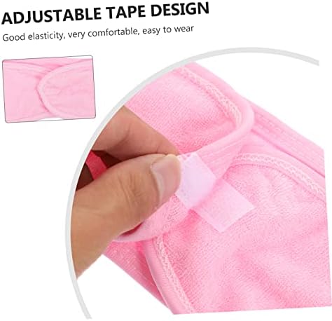 DOITOOL 3pcs Makeup Headbands For Washing Face Sports Hair Bands Absorbent Microfiber Soft And Stretchy Suitable For Yoga And Beauty Routines Assorted Colors (purple Pink Blue)
