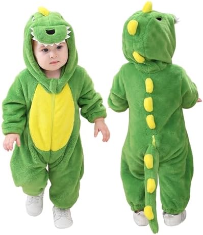 Doladola Unisex Baby Toddlers Romper Jumpsuit Hooded Cartoon Sleepsuits Infant Outfit