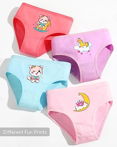Domee Girls Knickers Cotton Underwear Pants Briefs Underpants Pack Of 12