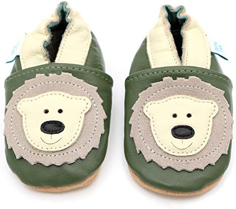 Dotty Fish Unisex Baby & Kids Soft Leather Barefoot Shoes – Boys & Girls Animal Designs Non-Slip Lightweight Flexible Elasticated Ankles Podiatry Approved British Brand– 13 Styles 0-5 Years