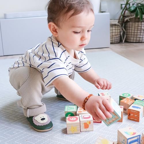 Dotty Fish Unisex Baby & Kids Soft Leather Barefoot Shoes – Boys & Girls Animal Designs Non-Slip Lightweight Flexible Elasticated Ankles Podiatry Approved British Brand– 13 Styles 0-5 Years