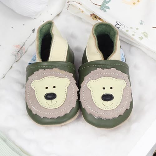 Dotty Fish Unisex Baby & Kids Soft Leather Barefoot Shoes – Boys & Girls Animal Designs Non-Slip Lightweight Flexible Elasticated Ankles Podiatry Approved British Brand– 13 Styles 0-5 Years