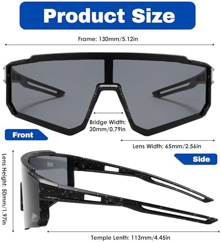 Dreaku Kids Sunglasses For Boys Girls UV400 Protection Childrens Goggles Youth Sports Sunglasses For Baseball Cycling Climbing