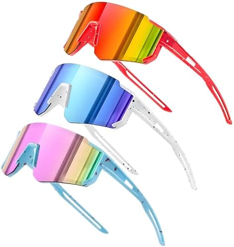 Dreaku Kids Sunglasses for Boys Girls UV400 Protection Childrens Goggles Youth Sports Sunglasses for Baseball Cycling Climbing