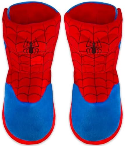 Dream Bridge Boys Girls Booties Kids Slippers Boots Spider Home Shoes Warm Plush Ankle Booties