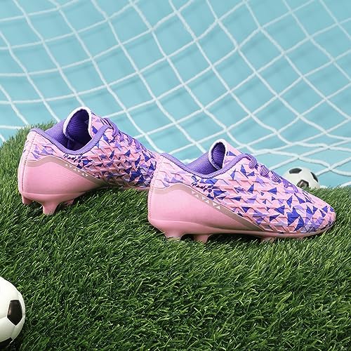 DREAM PAIRS Boys Football Boots Shoes Kids Girls Soccer Athletics Sport Training Shoes Indoor Outdoor Football Shoes Sneakers For Unisex