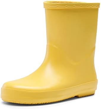 DREAM PAIRS Kids Wellies Boys Girls Wellington Boots Waterproof Non-Slip Short Rain Boots Toddler/Little Kid/Big Kid