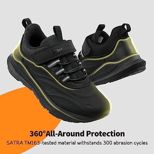 DREAM PAIRS Unisex Kids Trainers Boys Girls Waterproof Walking Running Shoes Athletic Sneakers Sports Shoes For Little/Big Kids