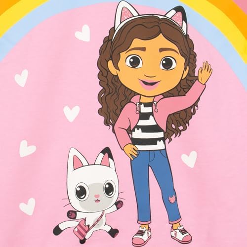 DreamWorks Gabby’s Dollhouse Girls Hoodie Longline Hoodie Gabbys Dollhouse Clothes Girls' Hoodies Ages 3 To 10 Years